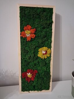 Machový obraz Kvety - 2