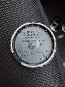 Krytky kolies AUDI - stredové pukličky - 2