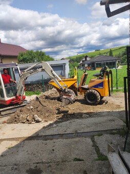 Ponúkam na prenájom bager tb016, dumper, vozík - 2