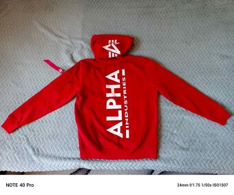Predám mikinu značky Alpha industries - 2