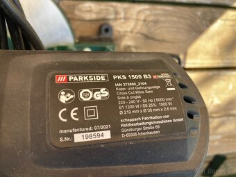 Predám pokosovú pílu Parkside PKS 1500 - 2