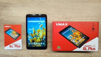 Tablet UMAX VisionBook 8L Plus čierny– ako nový / v záruke - 2
