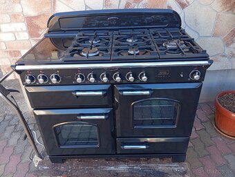 English Rangemaster deluxe 5 plynových, 3 elektrické rúry - 2