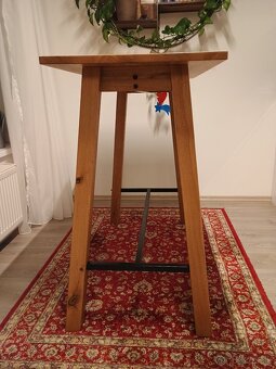 Barový stôl z masívu - 2