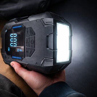 Vzduchový kompresor s LED svetlom - 2