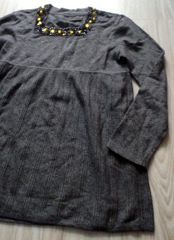 Šedá tunika/svetrík, v. M/L - 2
