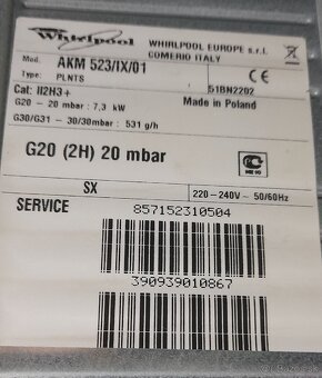 Plynová varná doska Whirpool - 2