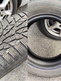 Letné pneu 195/50 R16+ elektróny Toyota+ TPMS Top stav - 2