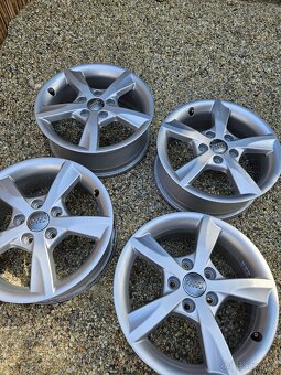 Atraktívne, originálne hliníkové disky AUDI - 5x112 r16 - 2