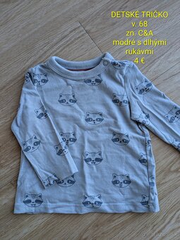 Detské tričká 👕 - 2