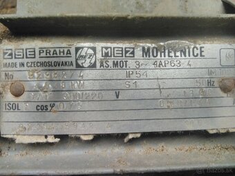 Elektromotor 380v 0,18 kw,1350 otaciek - 2