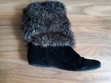 Dámske semišové čižmy veľkosť 40 - 2