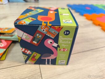 Obojstranné puzzle - domino Djeco - 2