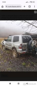 Rozpredám Pajero 3.2 did 121 Kw - 2