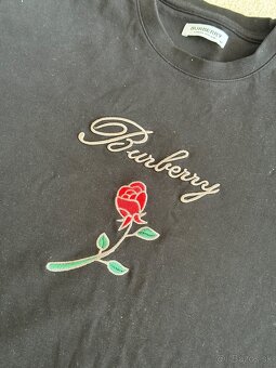 Burberry čierne tričko - 2