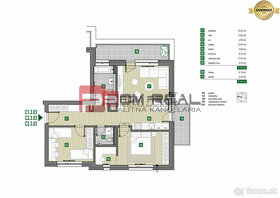 PREDAJ 3 izbového bytu v Prémiovej novostavbe Pezinok A0+ - 2