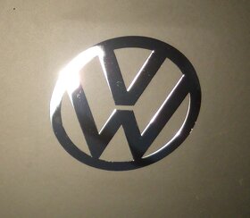 VW LOGO nalepka Metal Edition chrom - 2