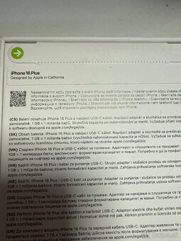 Iphone 16 Plus 128GB uplne novy, nerozbaleny Zaruka Telekom - 2