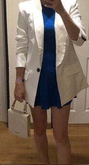 ——-Nové biele oversized sako Reserved, XS/S/M, 21 E—- - 2