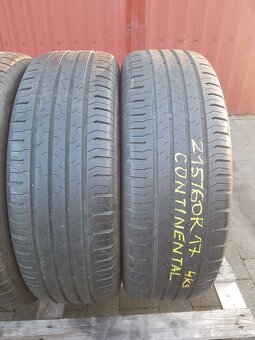 Letne 215/60R17 Continental a Michelin - 2