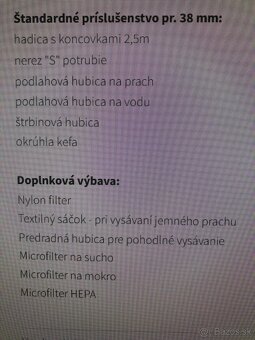 Predám nový priemyselný vysavač - 2