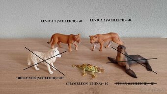 Zvieratká Schleich, Papo, Collecta, Bullyland - 2