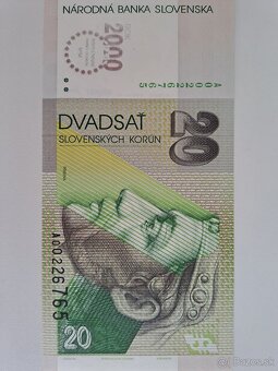 Slovenské bankovky - Edícia "Milenium 2000" - 2