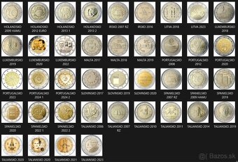 Pamätné 2 EURO - UNC + OBEH - 2