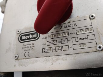 Nárezový stroj Berkel RPM 301CE - 2