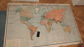 Sovietska mapa sveta 1957 - 2