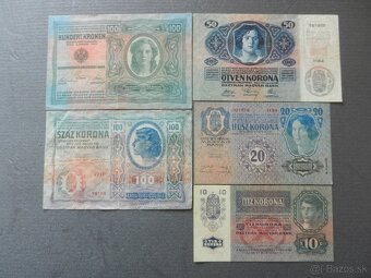 Bankovky staré RU a staré Rakúsko - 2