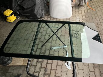 boční sklo ford transit levé - použité originál - 2