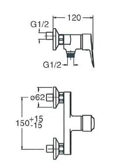 Sprchová batéria - 2
