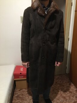 Ponukam šitý hnedý pánsky kožuch - 2