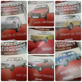 Legendárni automobily 23ks+casopis - 2