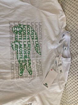 Lacoste biele tricko - 2