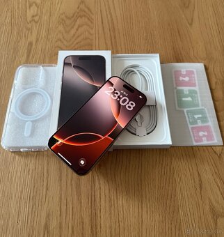iPhone 16 Pro 256 gb Desert Titanium v záruke +príslušenstvo - 2