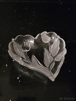 Dve dekoratívne misy v tvare srdca, - 2