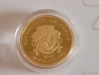 Zlatá minca 50francs - 2