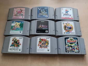 Nintendo 64 HDMI výstup, hry 9ks + príslušenstvo - 2