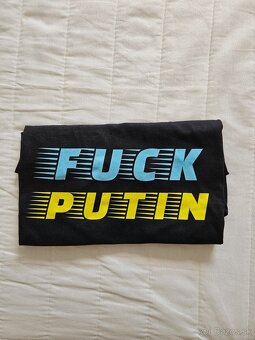 Tričko FUCK PUTIN čierne, veľkosť M - 2