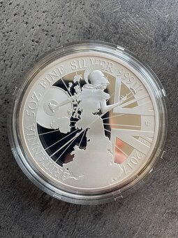 2017 Britannia 5 Oz Silver Proof limitovana edicia - 2