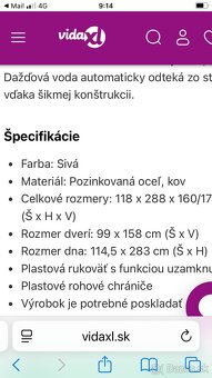 Nastenna záhradná kôlňa - 2