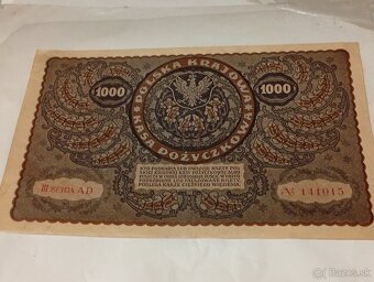 Predám vzacne Poľske Marky 1919 - 2