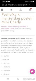 Detská postieľka Mini Charly - 2