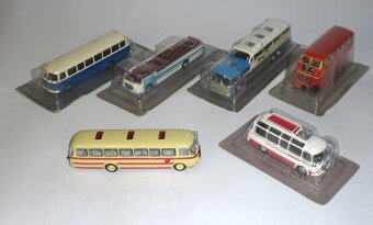 Predám kovové modely autobusov 1:72 Amercom - 2