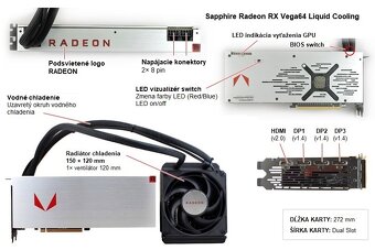 Sapphire Radeon RX Vega 64 Liquid Cooling - 2