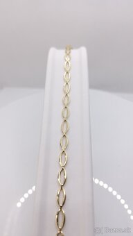 Zlatý náramok O - 2