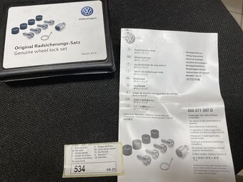 Bezpečnostné skrutky originál VW, AUDI, SEAT, ŠKODA, Group; - 2