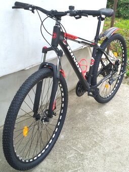 Horský odpružený bicykel 29 kolesá hlinikový rám - 2